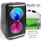 Pyle Pyle Portable Bluetooth PA Speaker System, 600W Rechargeable, Recorder, Microphone, Party Lights PPHP288B - alternate 3